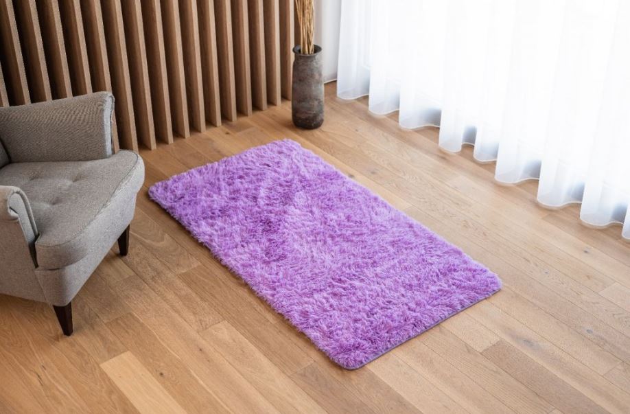 Plyšový koberec BEST - fialový